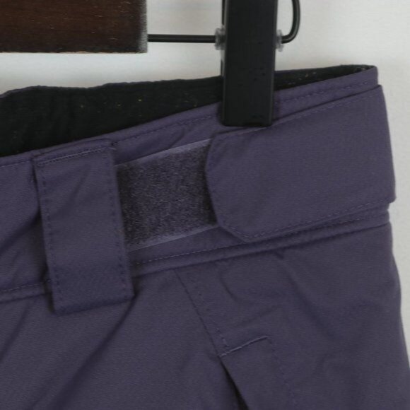 REI Girls Medium Purple Adjustable Fleece Lined Insulated Winter Snow Pants - Picture 7 of 14